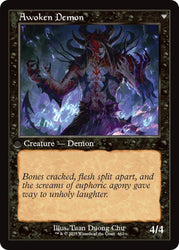 Ecstatic Awakener // Awoken Demon (Retro Frame) [Innistrad Remastered] Magic: The Gathering