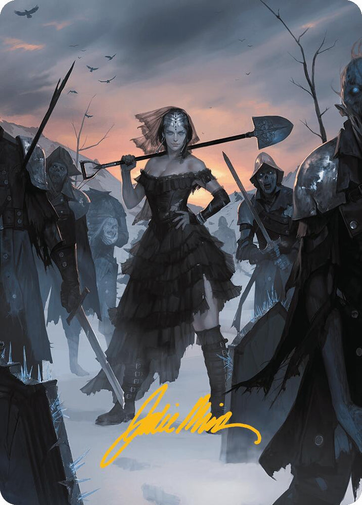 Heartless Summoning Art Card (Gold-Stamped Signature) [Innistrad Remastered Art Series] Magic: The Gathering