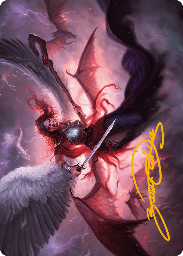 Kaalia of the Vast Art Card (Gold-Stamped Signature) [Modern Horizons 3 Art Series] Magic: The Gathering