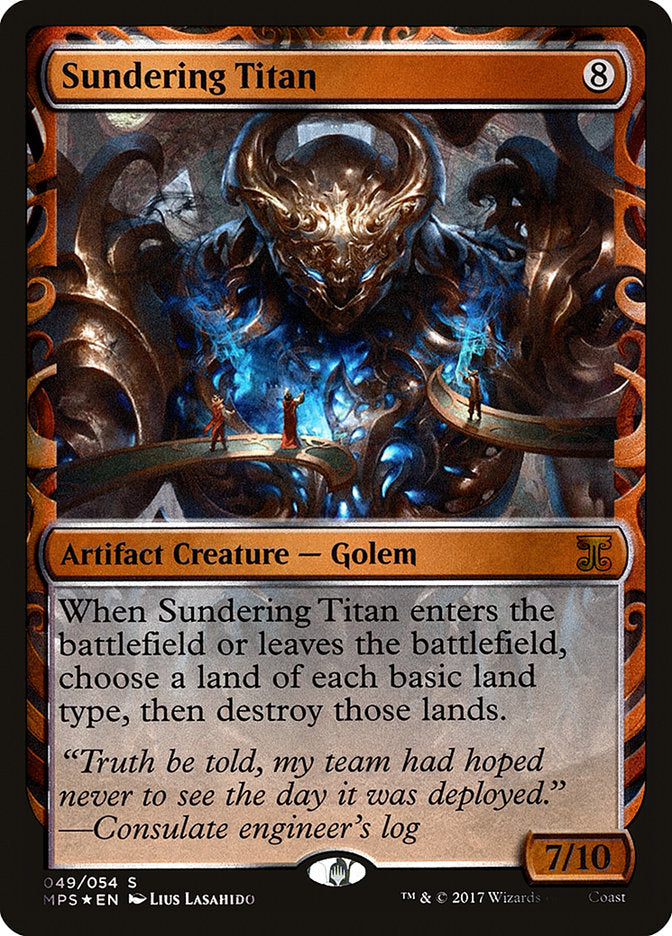 Sundering Titan [Kaladesh Inventions] Magic: The Gathering