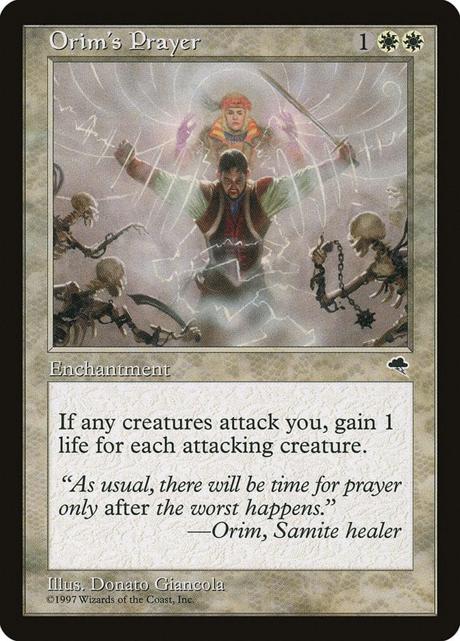 Orim's Prayer [Tempest] Magic: The Gathering