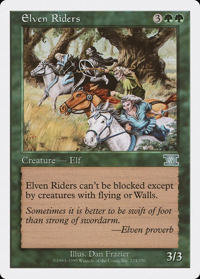 Elven Riders [Classic Sixth Edition] Magic: The Gathering