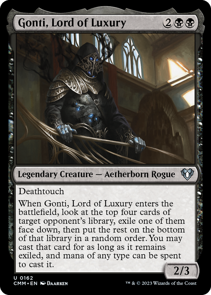Gonti, Lord of Luxury [Commander Masters] Magic: The Gathering