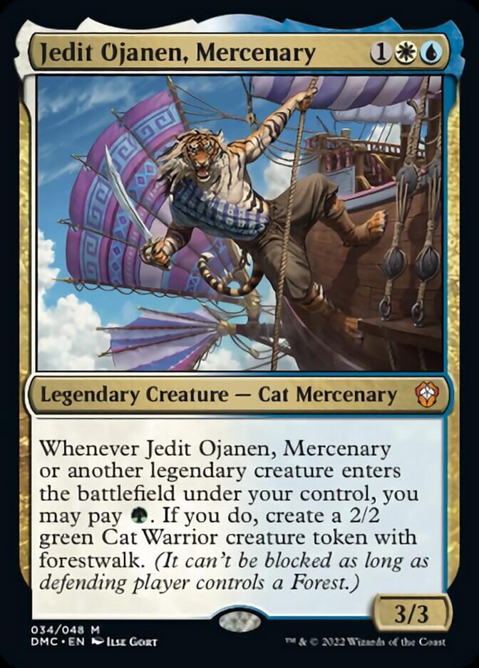 Jedit Ojanen, Mercenary [Dominaria United Commander] Magic: The Gathering