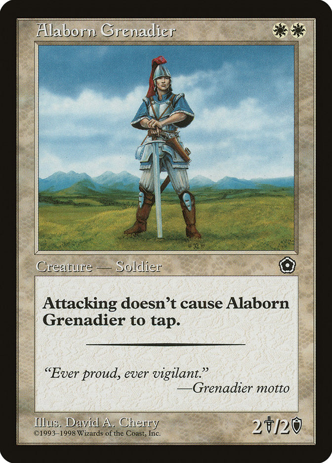 Alaborn Grenadier [Portal Second Age] Magic: The Gathering