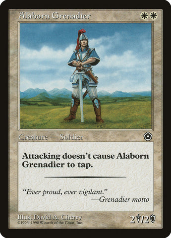 Alaborn Grenadier [Portal Second Age] Magic: The Gathering