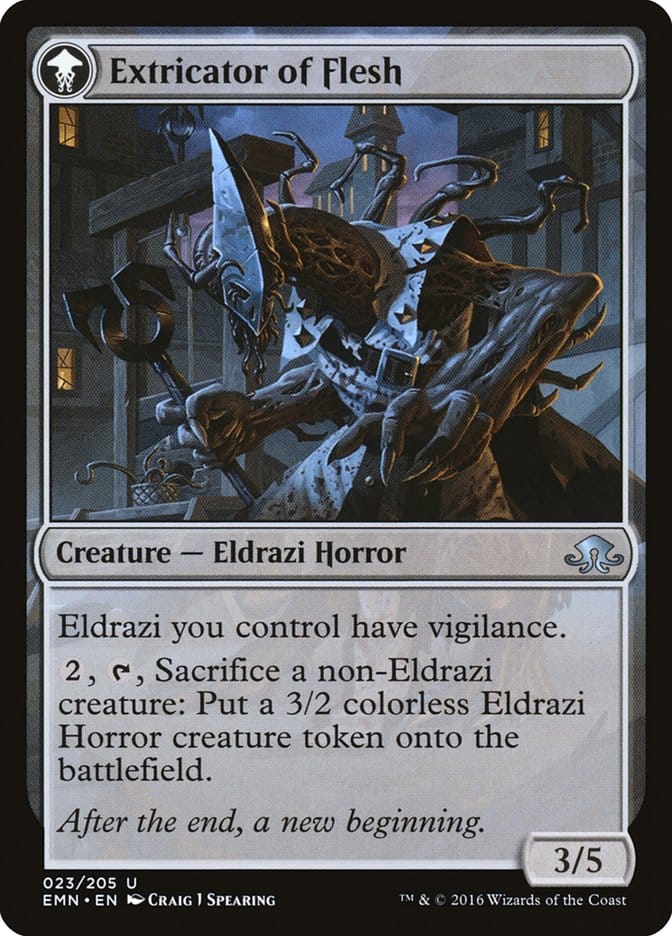 Extricator of Sin // Extricator of Flesh [Eldritch Moon] Magic: The Gathering