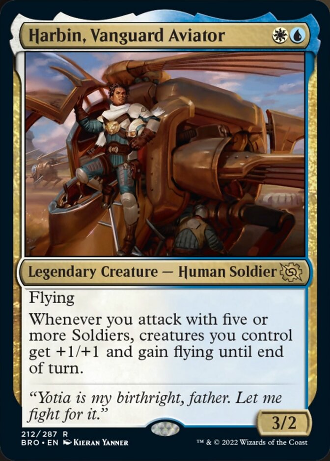 Harbin, Vanguard Aviator [The Brothers' War] Magic: The Gathering
