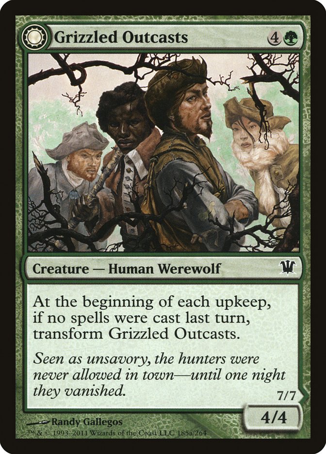 Grizzled Outcasts // Krallenhorde Wantons [Innistrad] Magic: The Gathering