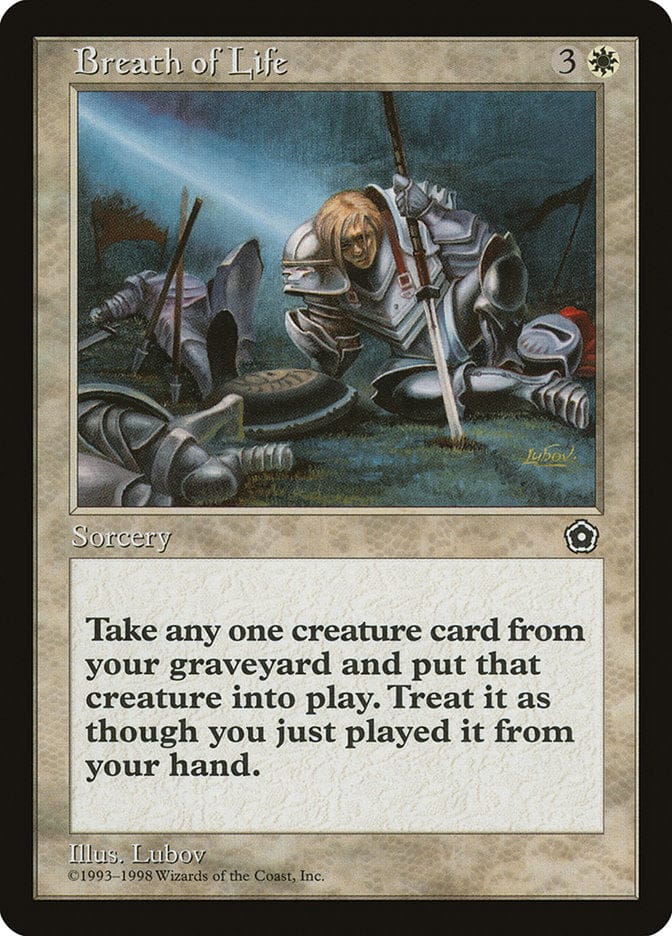 Breath of Life [Portal Second Age] Magic: The Gathering