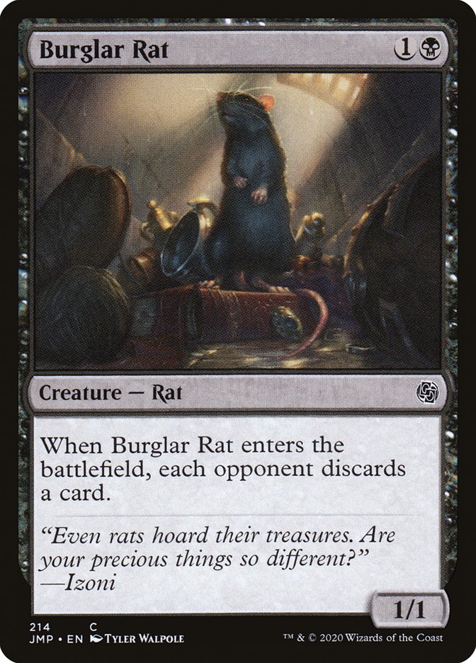 Burglar Rat [Jumpstart] Magic: The Gathering