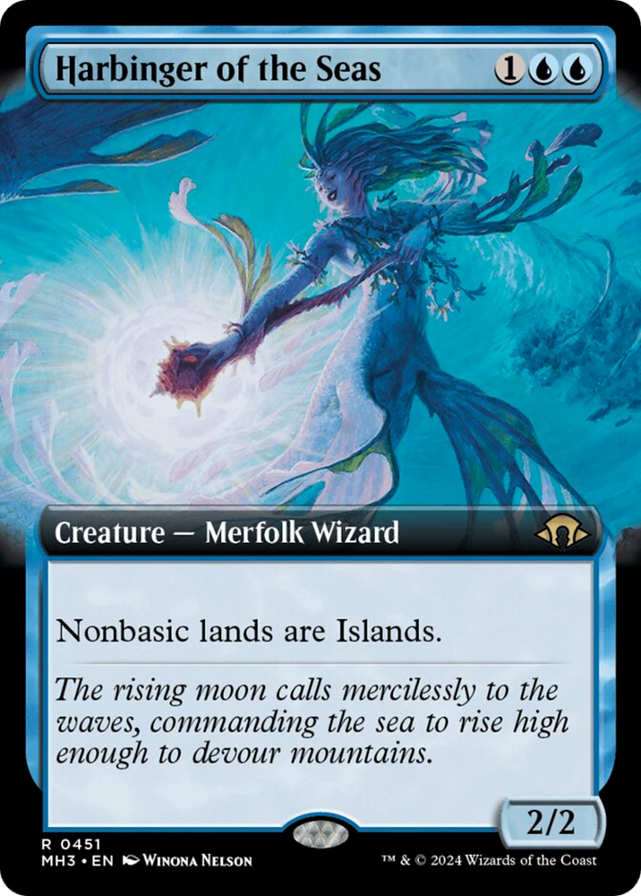 Harbinger of the Seas (Extended Art) [Modern Horizons 3] Magic: The Gathering