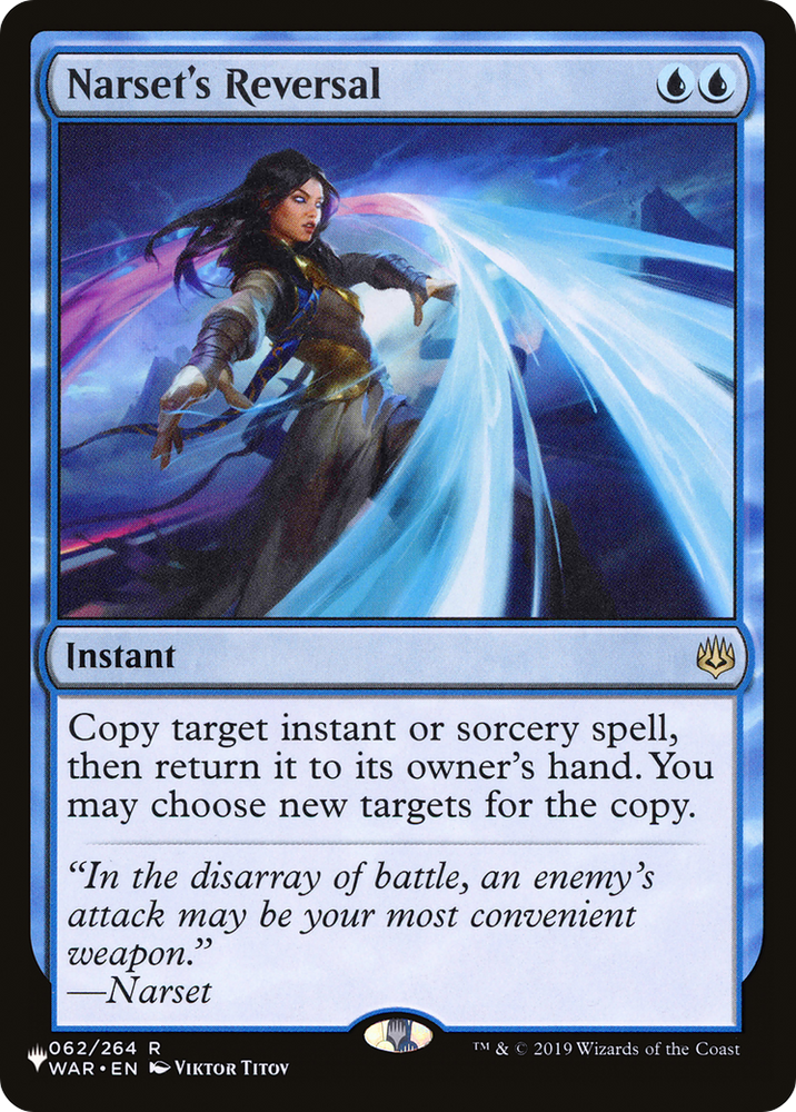 Narset's Reversal [The List] Magic: The Gathering