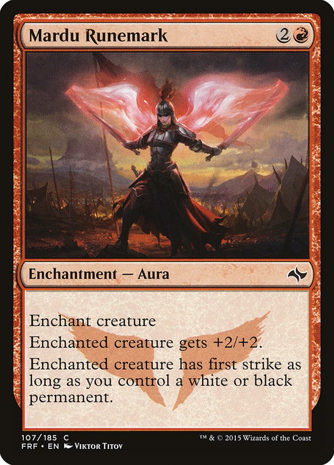Mardu Runemark [Fate Reforged] Magic: The Gathering