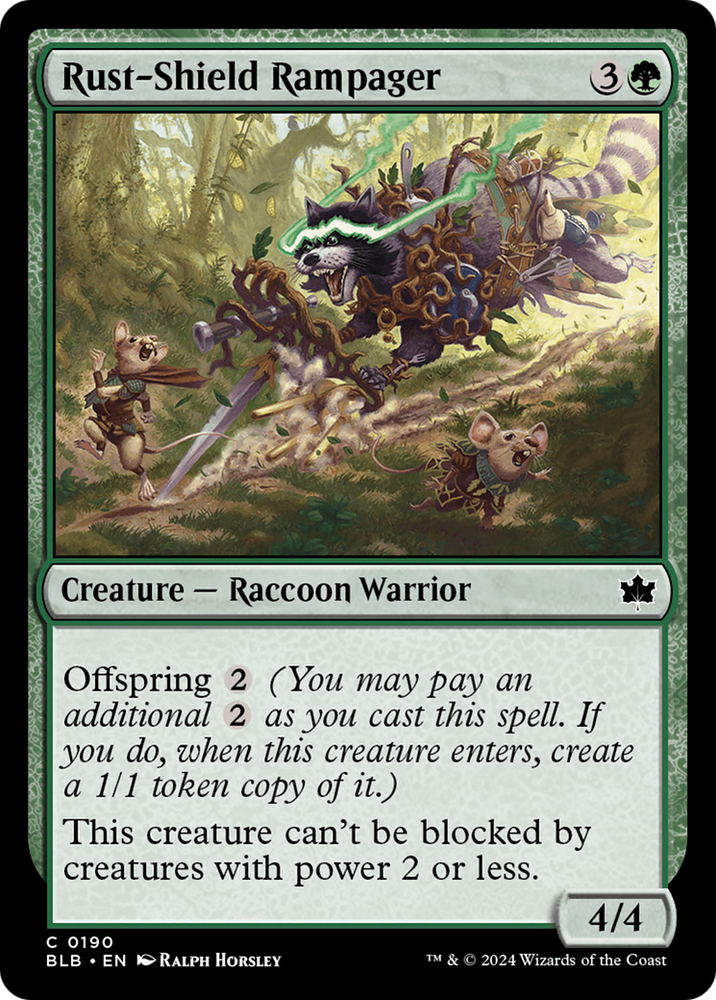 Rust-Shield Rampager [Bloomburrow] Magic: The Gathering