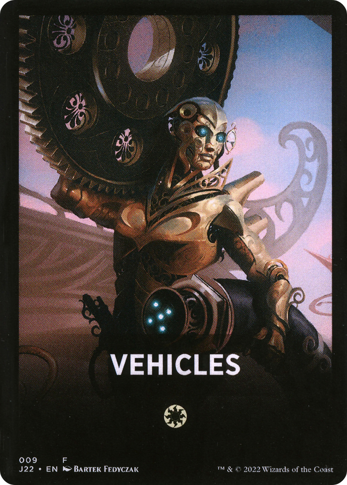 Vehicles Theme Card [Jumpstart 2022 Front Cards] Magic: The Gathering
