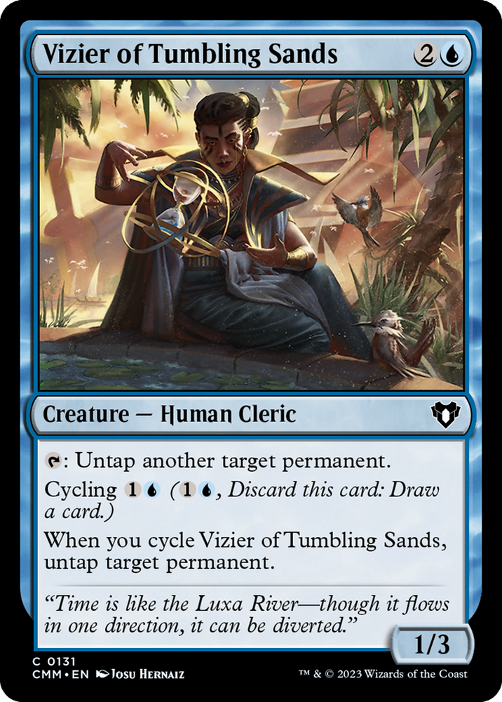 Vizier of Tumbling Sands [Commander Masters] Magic: The Gathering