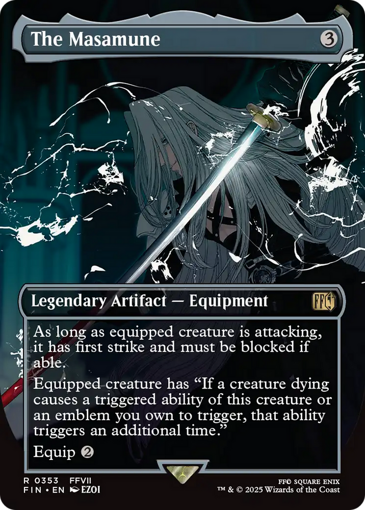 The Masamune (Borderless) [FINAL FANTASY] Magic: The Gathering