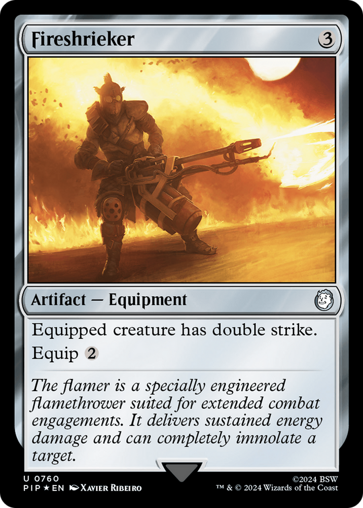 Fireshrieker (Surge Foil) [Fallout] Magic: The Gathering