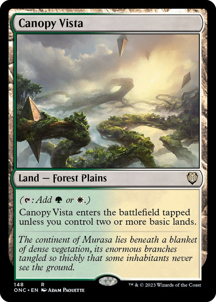 Canopy Vista [Phyrexia: All Will Be One Commander] Magic: The Gathering