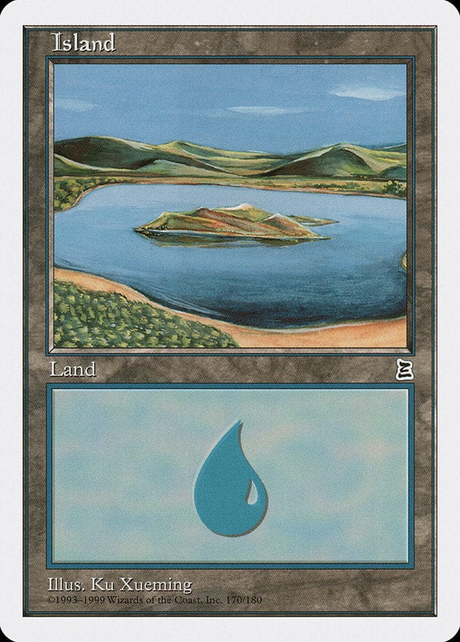 Island (170) [Portal Three Kingdoms] Magic: The Gathering