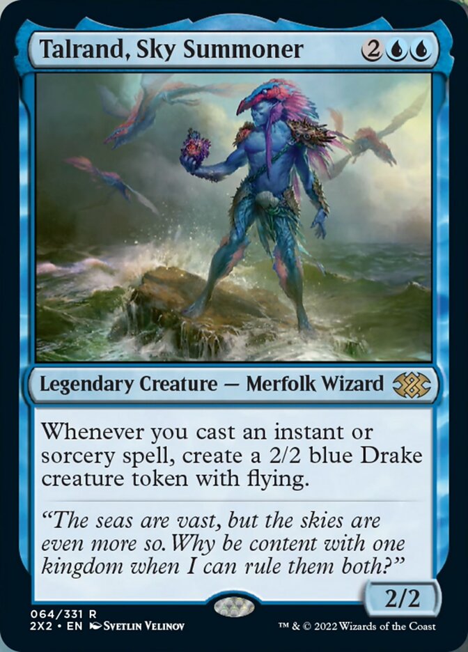 Talrand, Sky Summoner [Double Masters 2022] Magic: The Gathering