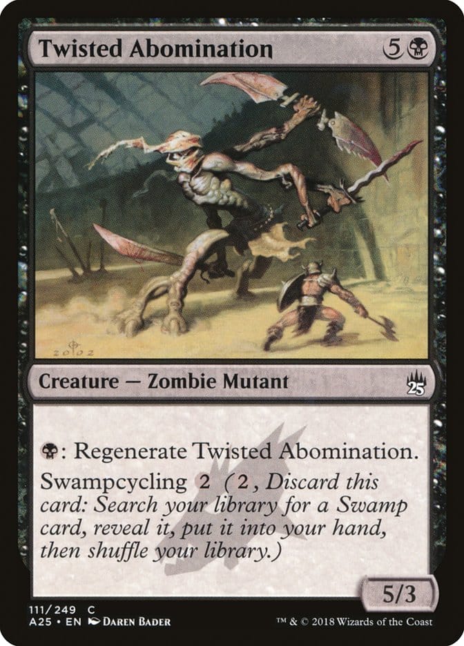 Twisted Abomination [Masters 25] Magic: The Gathering
