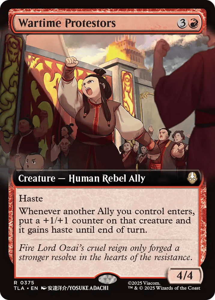 Wartime Protestors (Extended Art) [Avatar: The Last Airbender]