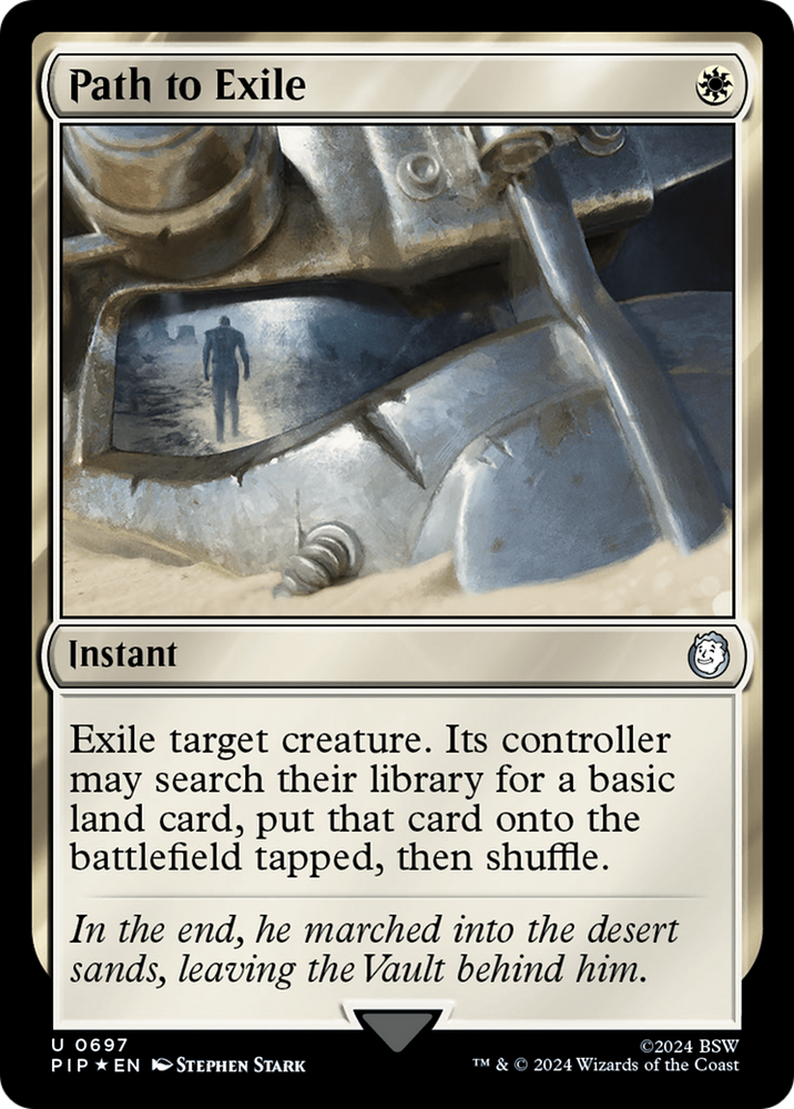 Path to Exile (Surge Foil) [Fallout] Magic: The Gathering