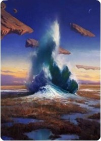 Flooded Strand Art Card [Zendikar Rising Art Series] Magic: The Gathering