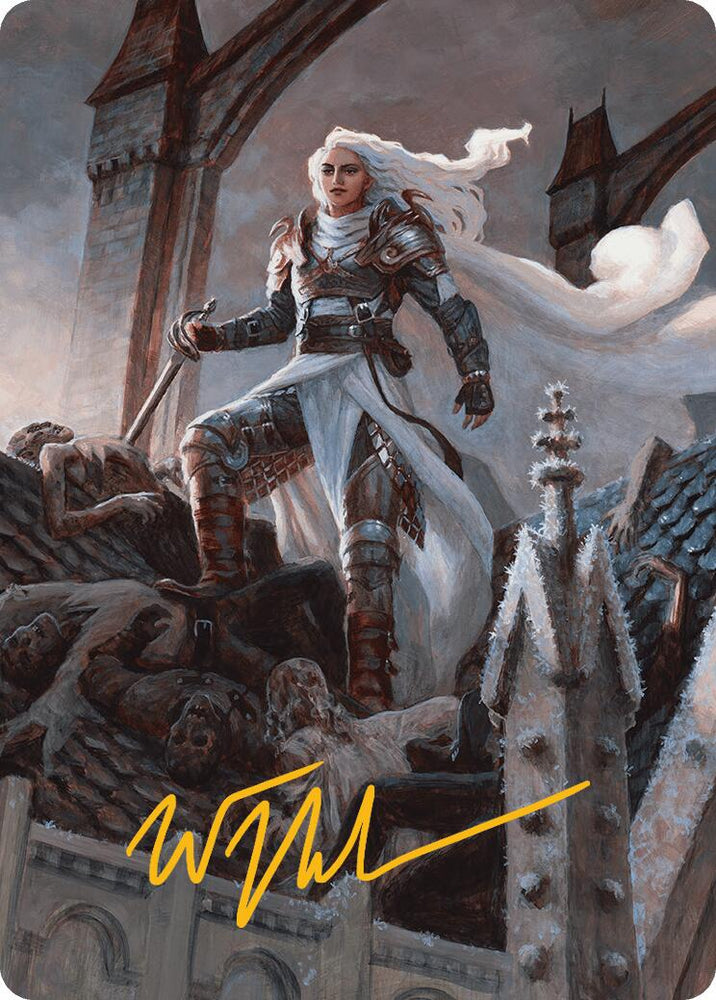 Thalia, Heretic Cathar Art Card (Gold-Stamped Signature) [Innistrad Remastered Art Series] Magic: The Gathering