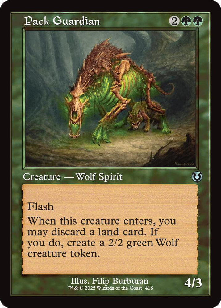Pack Guardian (Retro Frame) [Innistrad Remastered] Magic: The Gathering