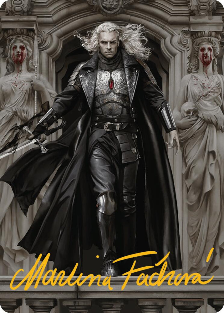 Sorin, Imperious Bloodlord Art Card (Gold-Stamped Signature) [Innistrad Remastered Art Series] Magic: The Gathering