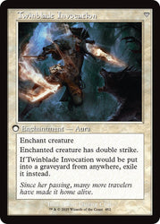 Twinblade Geist // Twinblade Invocation (Retro Frame) [Innistrad Remastered] Magic: The Gathering