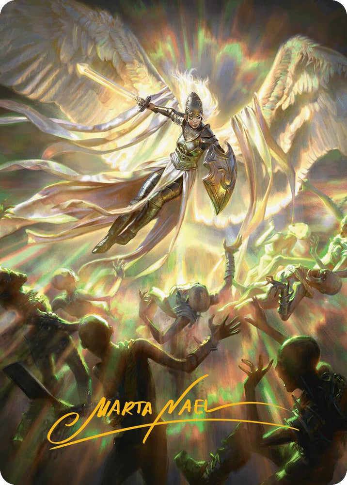 Vanquish the Horde Art Card (Gold-Stamped Signature) [Innistrad Remastered Art Series] Magic: The Gathering