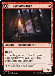 Village Messenger // Moonrise Intruder [Innistrad Remastered] Magic: The Gathering
