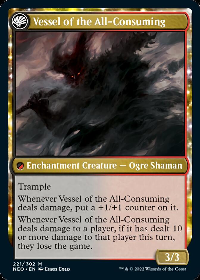 Hidetsugu Consumes All // Vessel of the All-Consuming [Kamigawa: Neon Dynasty] Magic: The Gathering