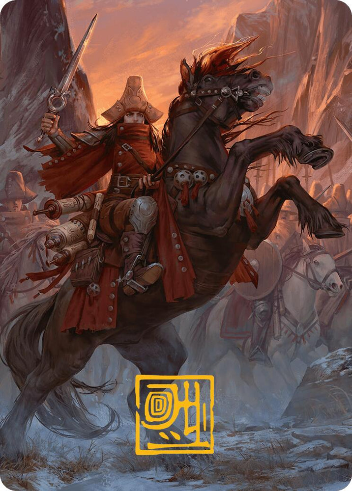 Zealous Conscripts (Gold-Stamped Signature) [Innistrad Remastered Art Series] Magic: The Gathering