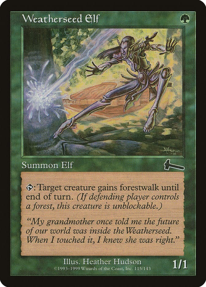 Weatherseed Elf [Urza's Legacy] Magic: The Gathering