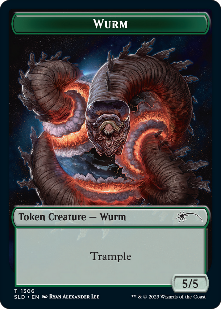 Wurm Token [Secret Lair Drop Series] Magic: The Gathering