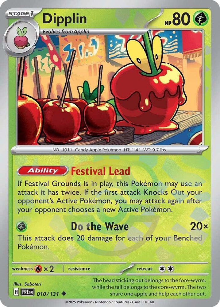 Dipplin (010/131) (Master Ball Pattern) [Scarlet & Violet: Prismatic Evolutions] Pokémon