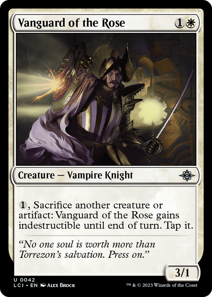 Vanguard of the Rose [The Lost Caverns of Ixalan] Magic: The Gathering