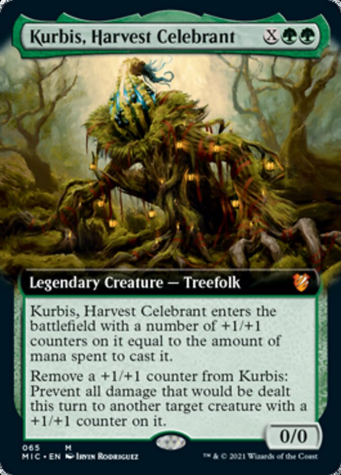 Kurbis, Harvest Celebrant (Extended Art) [Innistrad: Midnight Hunt Commander] Magic: The Gathering