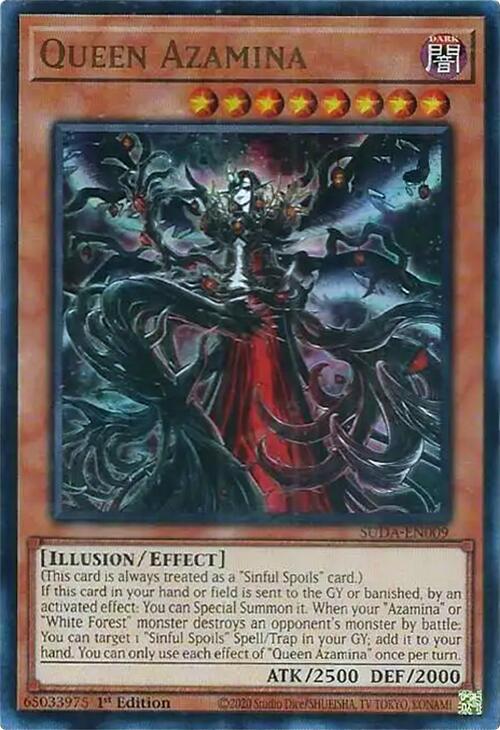 Queen Azamina [SUDA-EN009] Ultra Rare - Yugioh Cards For Your TCG Needs!