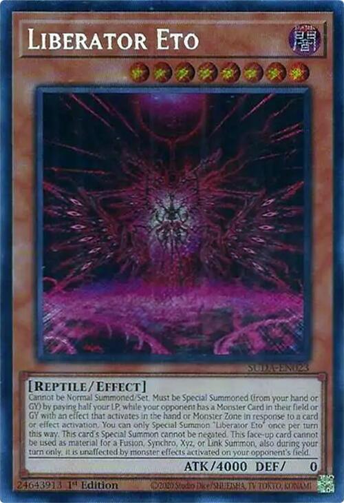 Liberator Eto [SUDA-EN023] Secret Rare - Yugioh Cards For Your TCG Needs!