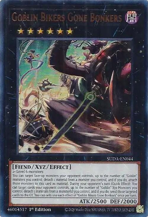 Goblin Bikers Gone Bonkers [SUDA-EN044] Ultra Rare - Yugioh Cards For Your TCG Needs!