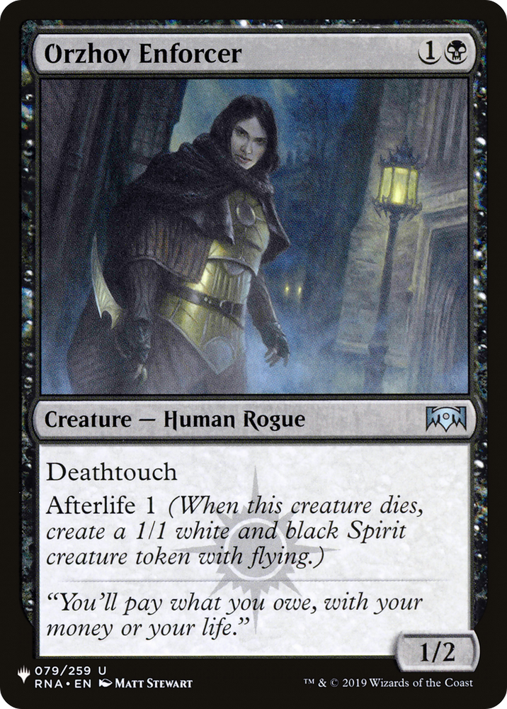 Orzhov Enforcer [The List] Magic: The Gathering