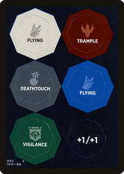 Punch Card Token (001 // 002) - Thick Stock [Ikoria: Lair of Behemoths Tokens] Magic: The Gathering