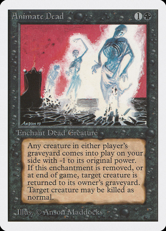 Animate Dead [Unlimited Edition] Magic: The Gathering