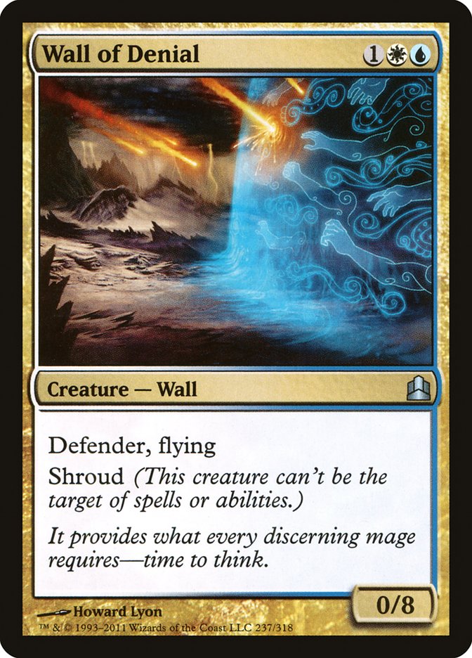 Wall of Denial [Commander 2011] Magic: The Gathering